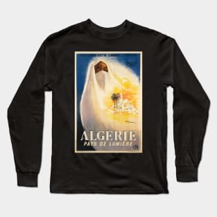 Algerie,Pays de Lumiere,Travel Poster Long Sleeve T-Shirt